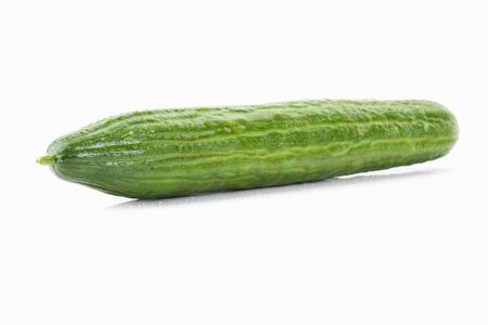 Cucumber on white backgroundの写真素材