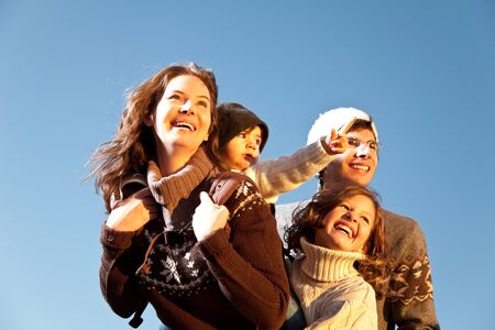Germany,Bavaria,Family having fun,smilingの写真素材