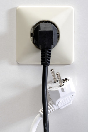 Socket and two plug connectors