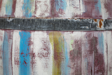 Wooden barrel, coloredの写真素材