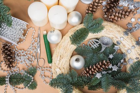 Decoration, Advent wreath and accessoriesの写真素材