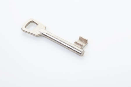 Key on white backgroundの写真素材