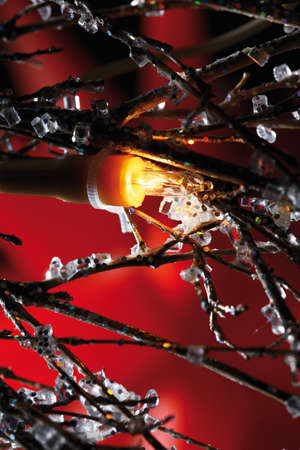 Fairy lights, close-upの写真素材