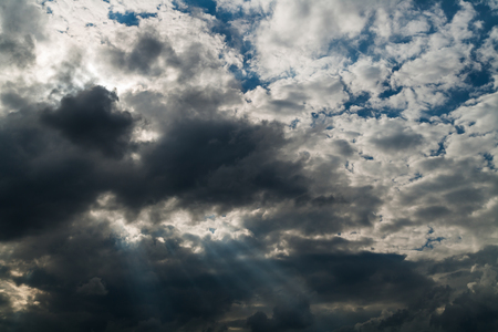 Germany, Bavaria, cloudsの写真素材