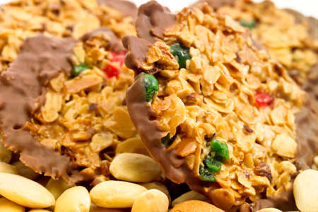 Florentine biscuit, Almond cookiesの写真素材