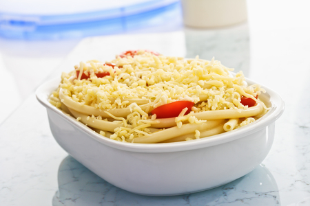 Row noodle casseroleの写真素材