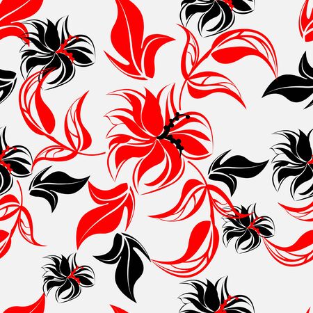 Succulent Plants Seamless Floral Pattern Background - Illustrationのイラスト素材