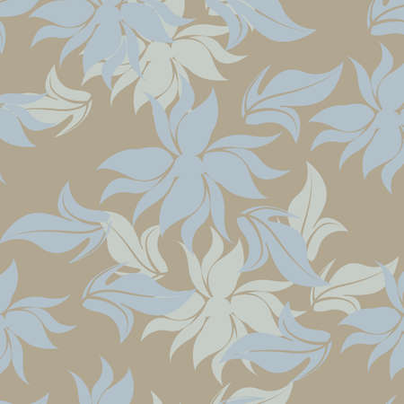 Succulent Plants Seamless Floral Pattern Background - Illustrationのイラスト素材