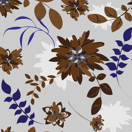 Seamples Flower illustrationのイラスト素材