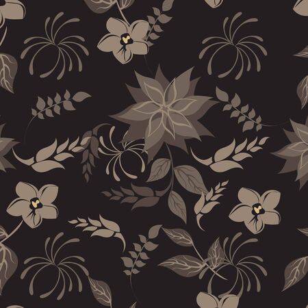 Seamples Flower illustrationのイラスト素材