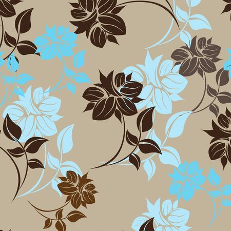 Seamples Flower illustrationのイラスト素材