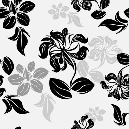 Succulent Plants Seamless Floral Pattern Background - Illustrationのイラスト素材