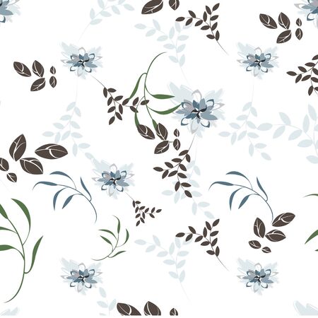 Succulent Plants Seamless Floral Pattern Background - Illustrationのイラスト素材