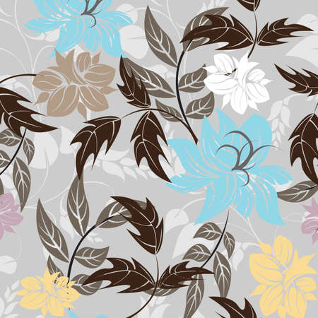 Seamples Flower illustration  Floral Pattern Texture Artのイラスト素材