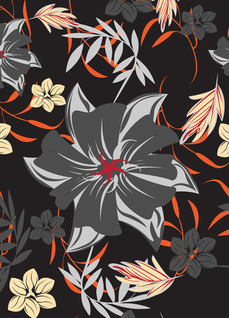 Seamples  Spring Flower illustrationのイラスト素材