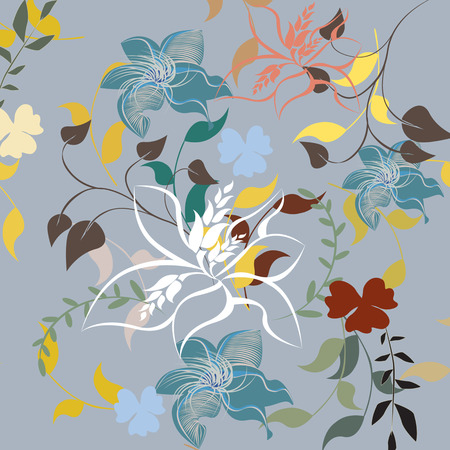 Seamples  Spring Flower illustrationのイラスト素材