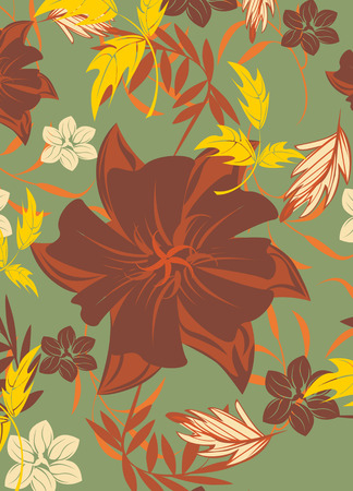 Seamples  Spring Flower illustrationのイラスト素材