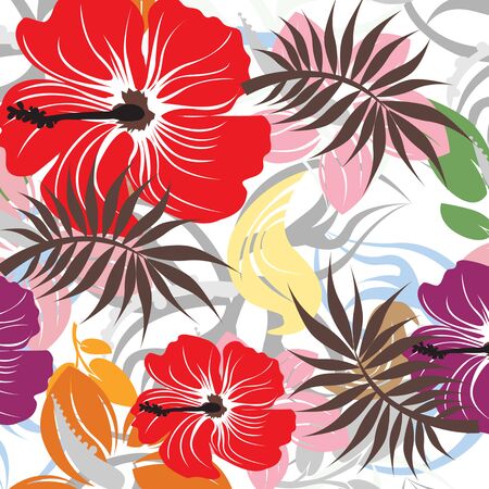 Seamless Flower illustration  Floral Pattern Texture Artのイラスト素材