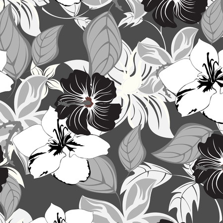 Seamless  flower illustration  floral pattern texture artのイラスト素材
