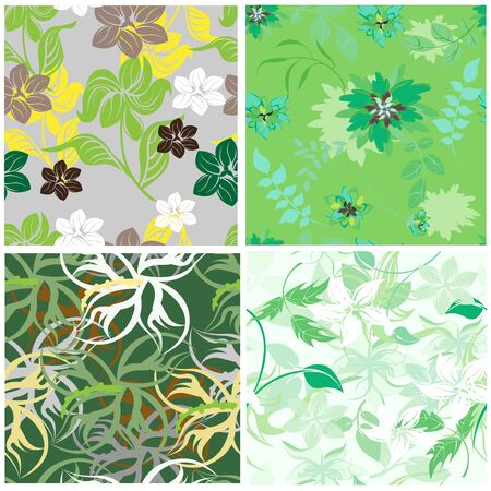 Seamless  flower illustration  floral pattern texture artのイラスト素材