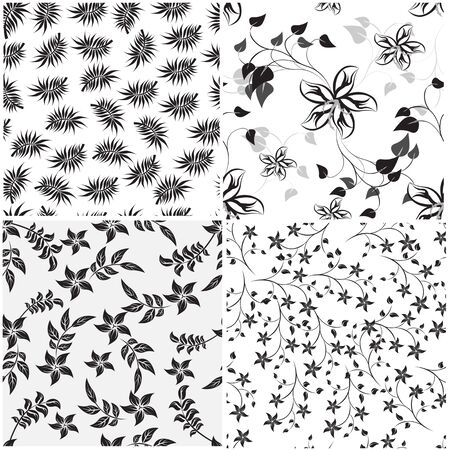 Seamless  flower illustration  floral pattern texture artのイラスト素材