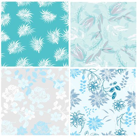 Seamless  flower illustration  floral pattern texture artのイラスト素材