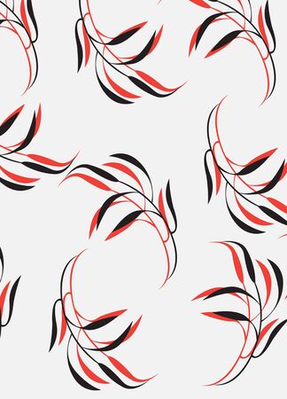 Seamless  flower illustration  floral pattern texture artのイラスト素材