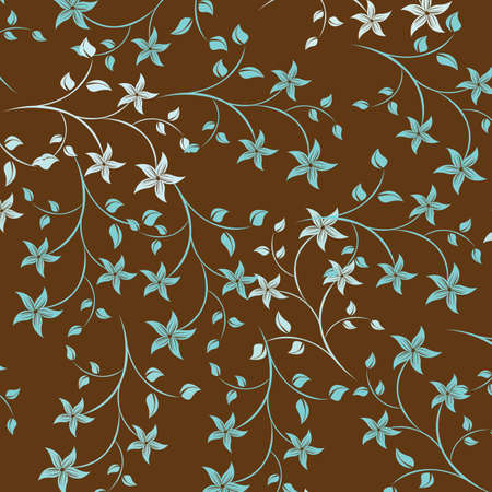 Seamless  flower illustration  floral pattern texture artのイラスト素材