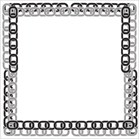 Vector chainge flower floral frame - Illustration decorのイラスト素材