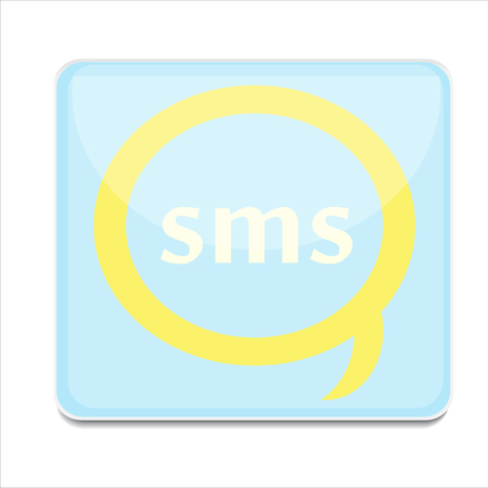 icon sms vector button background buble artのイラスト素材