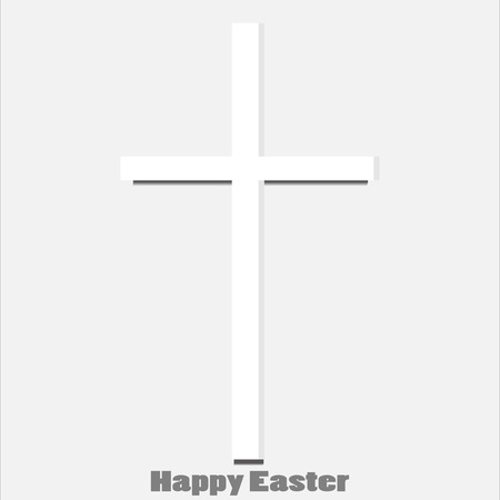 Vector modern happy easter background illustration springのイラスト素材
