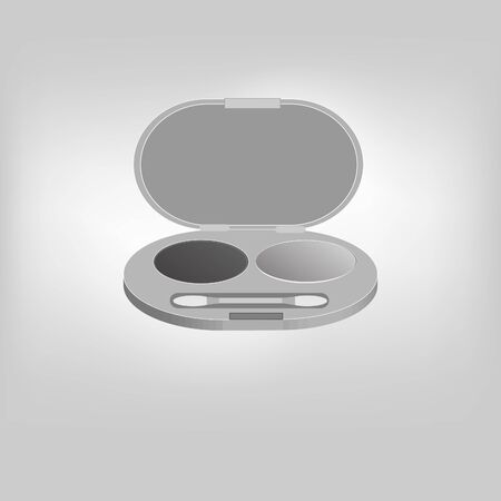 Vector icon eye shadow woman beauty on backgroundのイラスト素材