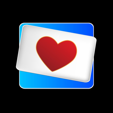 vector heart bakcground valentines day .のイラスト素材