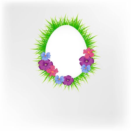 Easter egg vector illustrationのイラスト素材