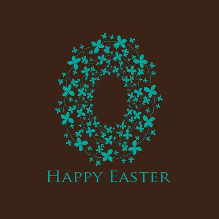 Easter egg vector illustrationのイラスト素材