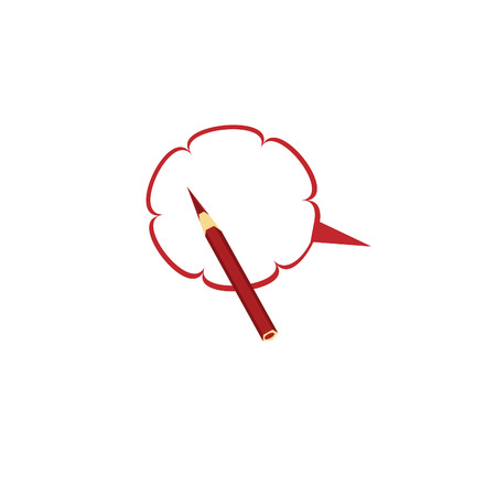 Vector moder banner icon bubble speeshのイラスト素材