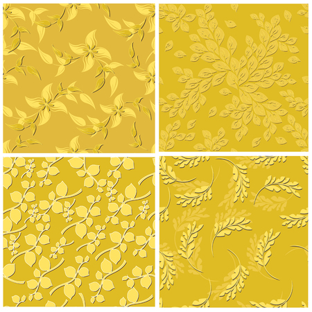 seamless flowers patternのイラスト素材