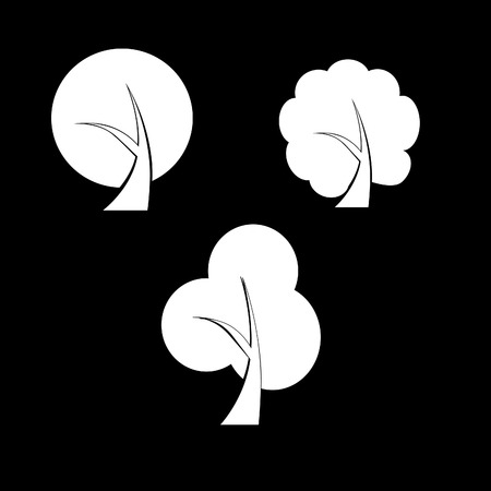 Vector tree illustrationのイラスト素材