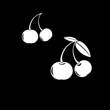 vector cherry icon