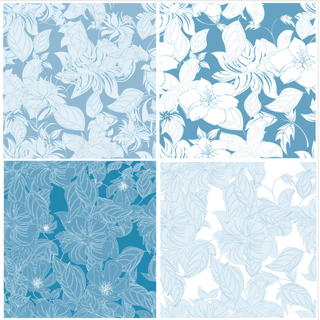 Floral seamless pattern.のイラスト素材