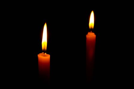 The two candleの写真素材