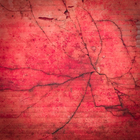 red grunge cracked background