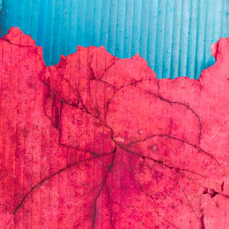 blue and red grunge cracked background