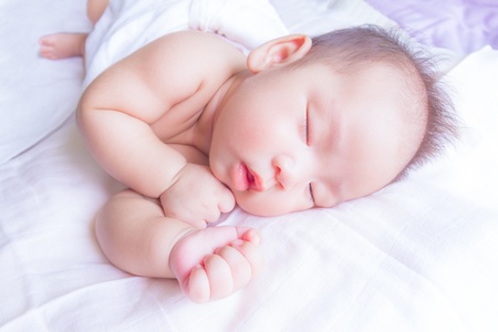 sleeping babyの写真素材