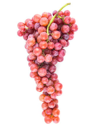 grapes isolated on white backgroundの写真素材