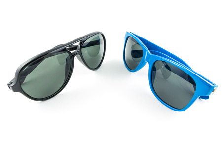 sunglasses isolated on white backgroundの写真素材