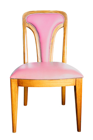 pink chair isolated の写真素材