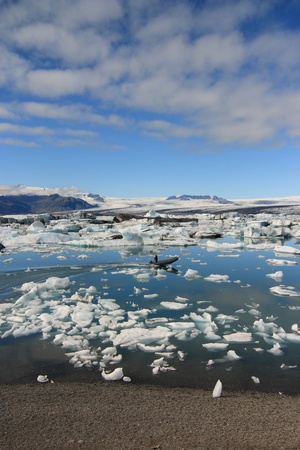 Ice lagoonの写真素材