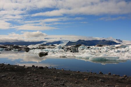 Ice lagoonの写真素材