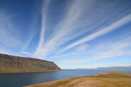 West fjord in west of Icelandの写真素材